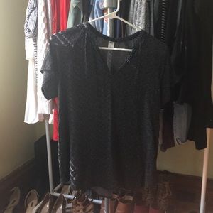 Black Patterned Shirt